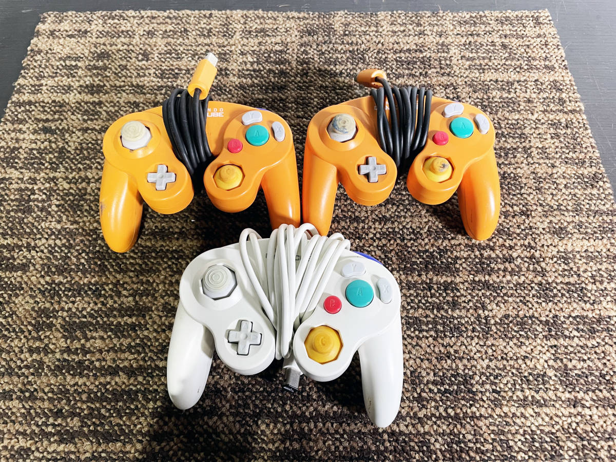 ☆ 中古☆Nintendo/ニンテンドー GAME CUBE コントローラー 3台セット