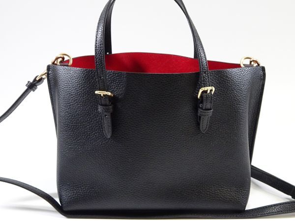 新品 未使用 150 f】 COACH コーチ ショルダー トートバッグ 赤 黒 