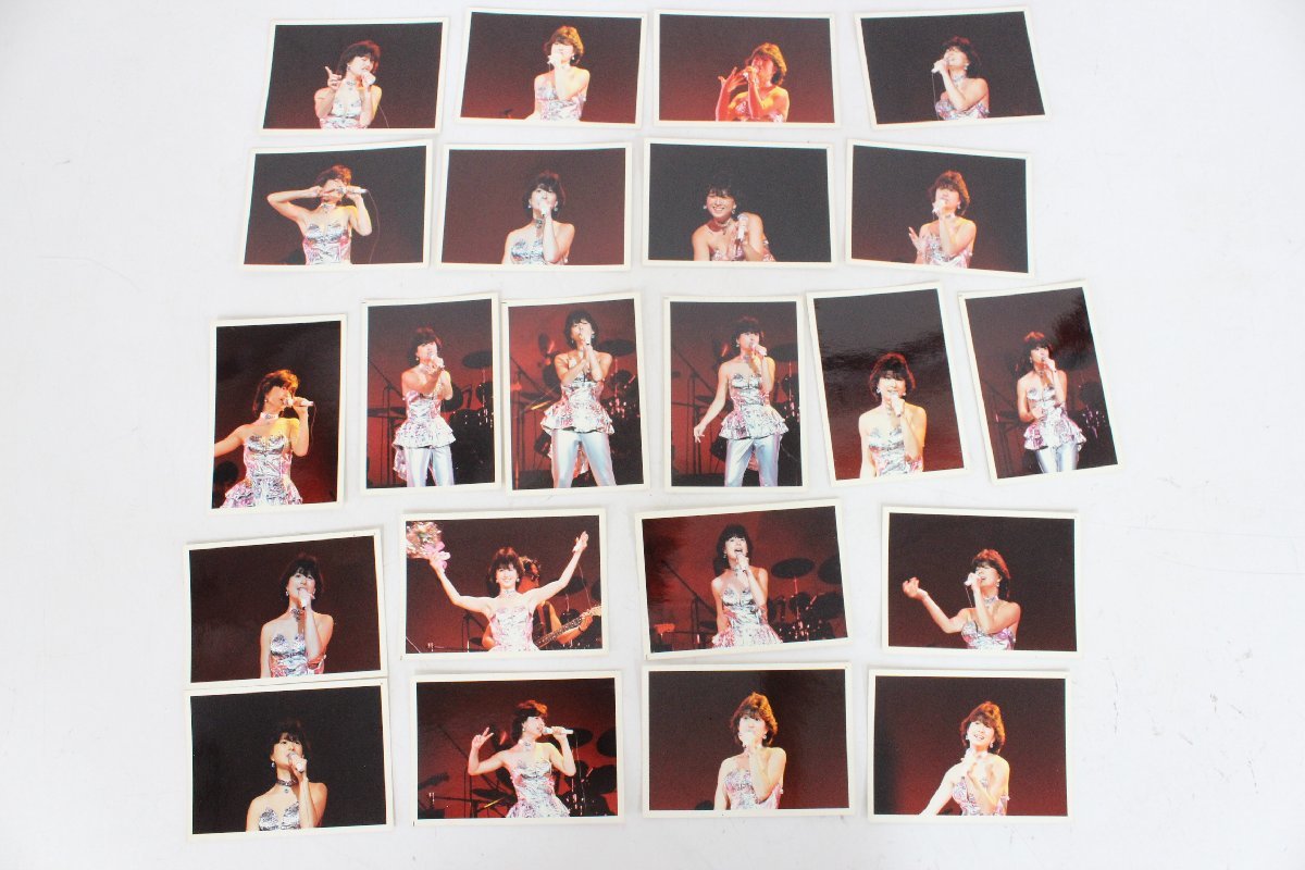 ○(1）【河合奈保子】 レア 生写真 22枚 カラードレス イベント