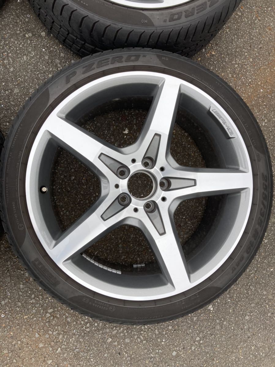 メルセデスベンツ SL400 AMG 19inch 純正タイヤホイール 4本セット MO 