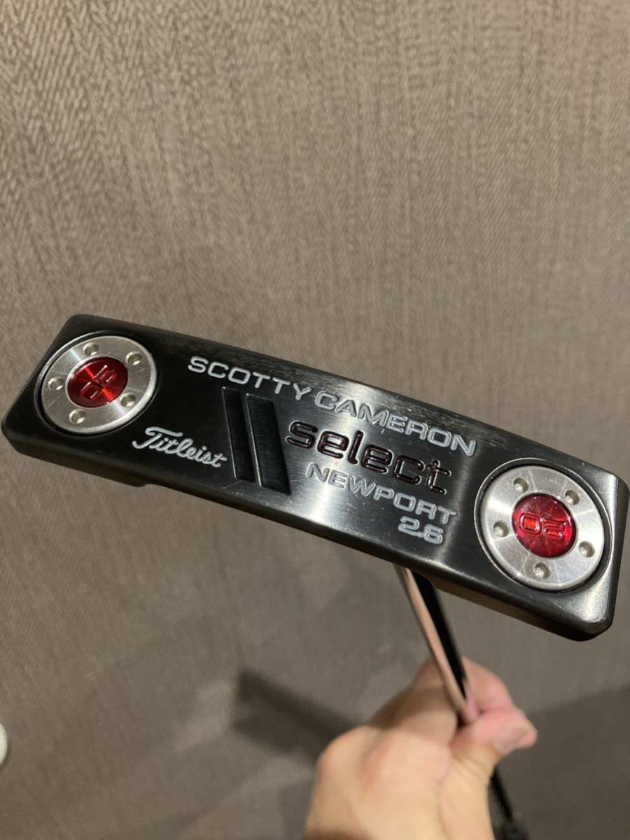 ☆使用頻度少！スコッティキャメロン SCOTTY CAMERON SELECT NEWPORT セレクト ニューポート 2.6 33インチ☆