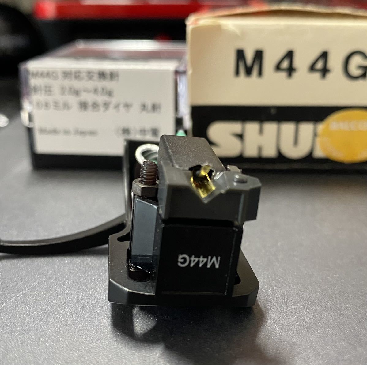 M44G SHURE カートリッジ SHURE⁄シュアー MM型カートリッジ 曲がり 訳