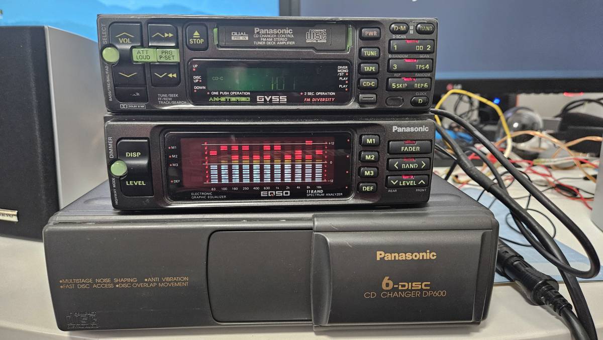 Audio Panasonic CD Tube CQ-TX5500 GV3-P50 Car SCHNEIDER Vacuum 