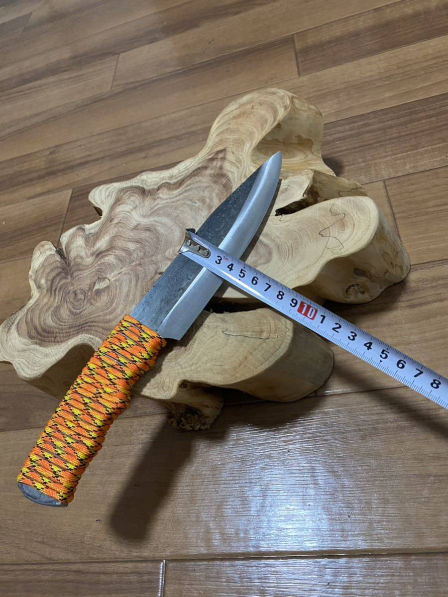 アウトドア用剣鉈 刃厚9㎜(ハンティングナイフ、狩猟刀)｜売買  