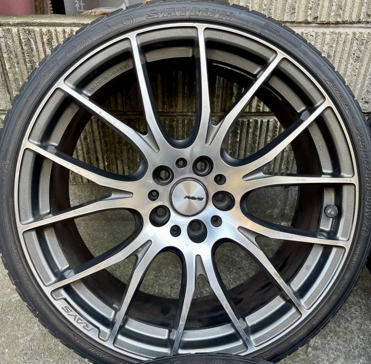 RAYS HOMURA 2X7 SILVER EDITION 極上 限定 希少 20インチ 8.5J+45 