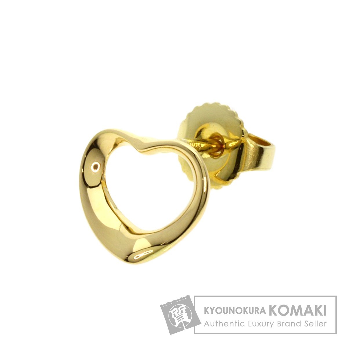 TIFFANY&Co. ティファニー オープンハート 片方のみ ピアス K18 