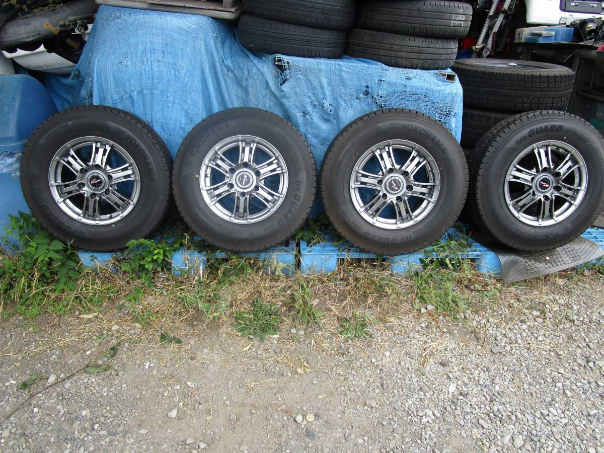 ☆スタッドレスタイヤ 195 80-15 ヨコハマ 13年製 バリ溝 SY01