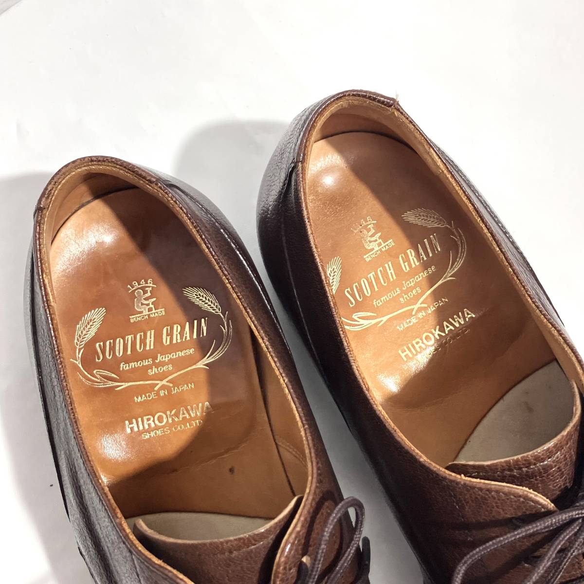 志木)SCOTCH GRAIN(スコッチグレイン) HIROKAWA Uチップ レザー