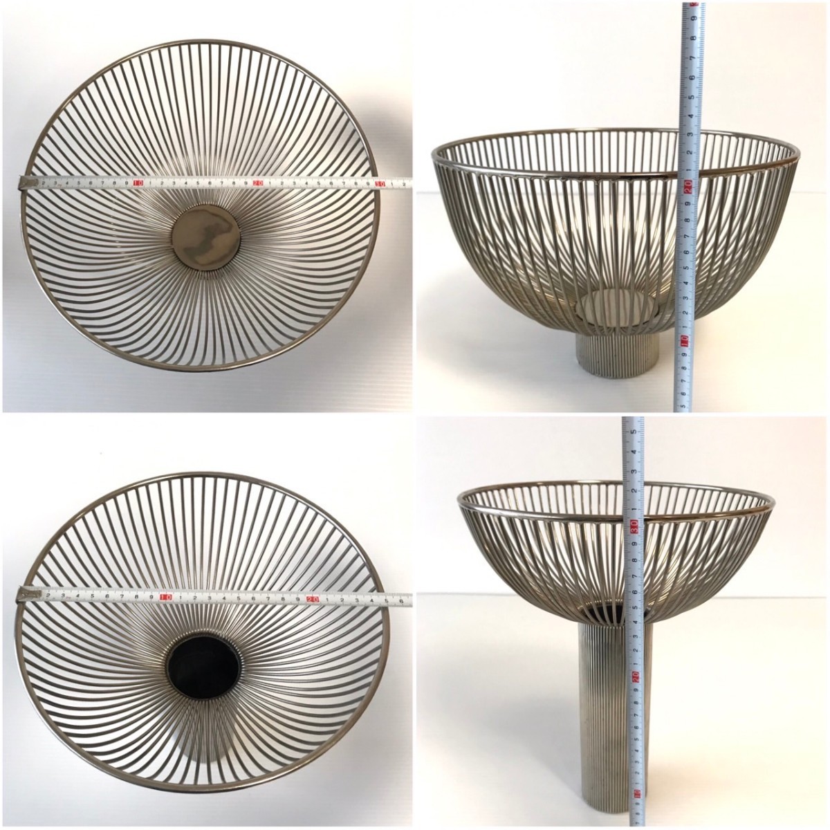 BoConcept ステンレス 小物入れ バスケット かご カゴ 籠 ボール 