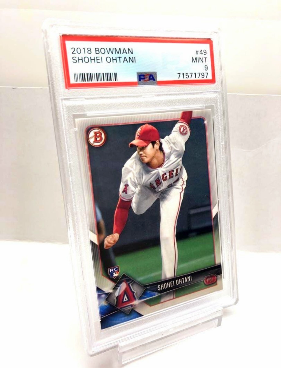 PSA9 大谷翔平 2018 Bowman ルーキーカード 大谷翔平 2018 Topps