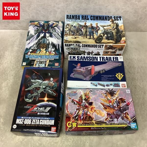 1円〜 HGUC等 1/144 ゼータガンダム 1/100 ウイングガンダム ゼロ
