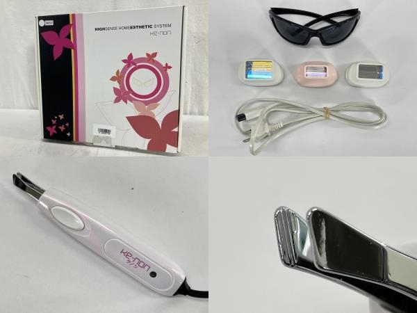 不具合有Ke-non脱毛器 NIPL-2080 ver8.5 カートリッジ付 Ver 8.5J