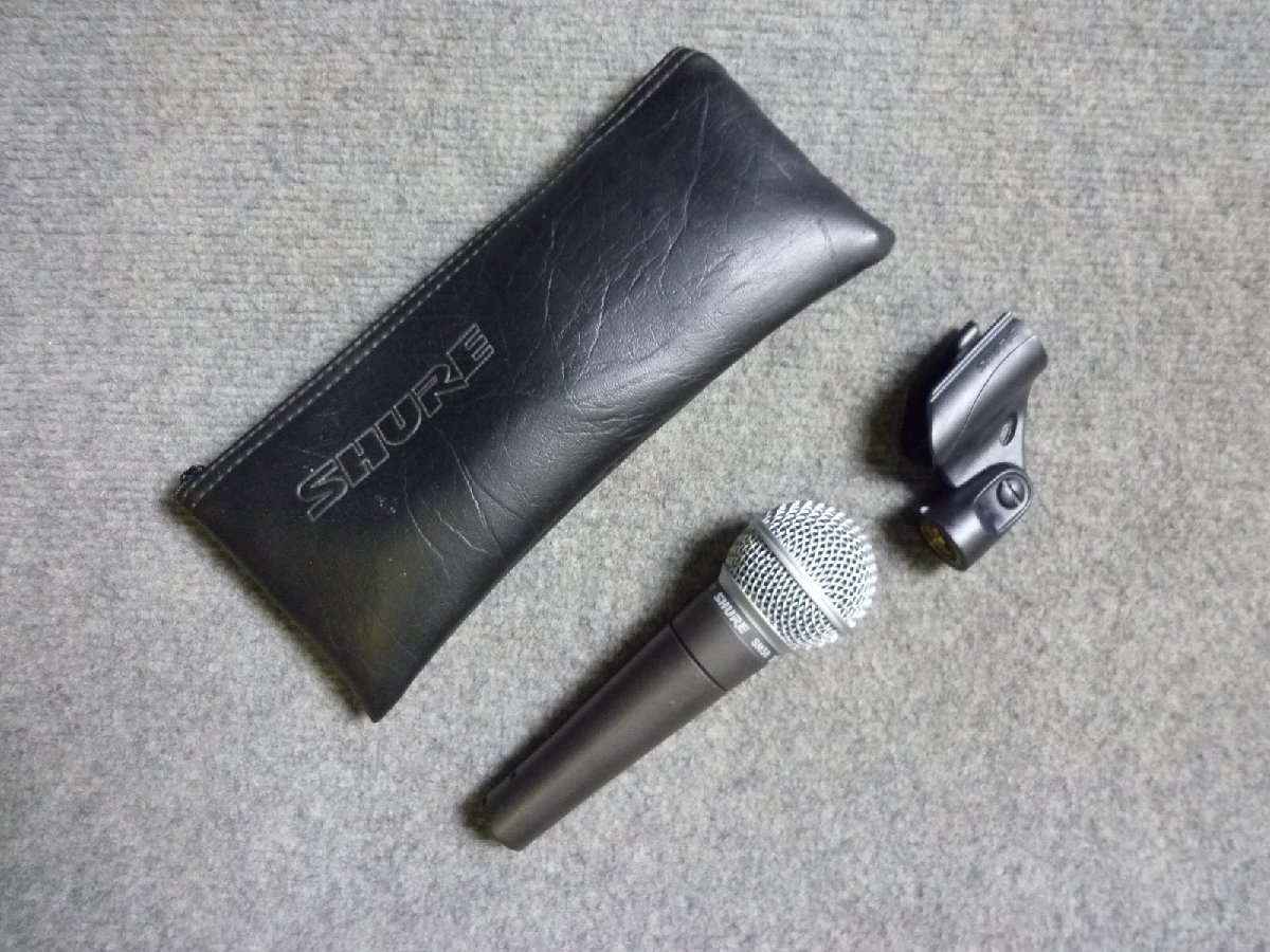 SHURE SM58 ダイナミックマイク+SONY ECM-PCV80U SHURE SM58