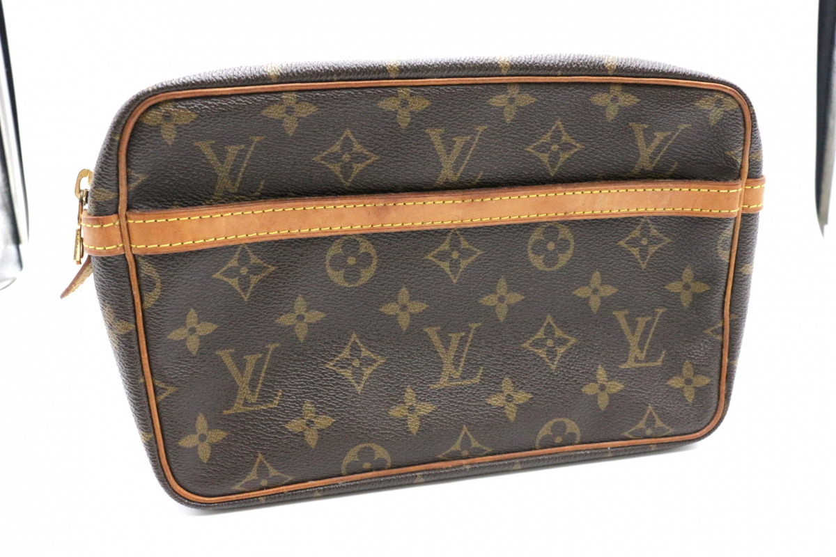 LOUIS モノグラム VUITTON ルイヴィトン ブラウン バッグ レディース