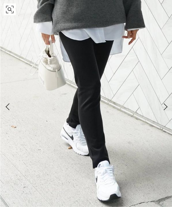 美品/24年モデル☆EVERYDAY I LIKE.　レギンスパンツ　38　黒 EVERYDAY I LIKE. Deuxieme Classe Warm Zip レギンス パンツ 黒