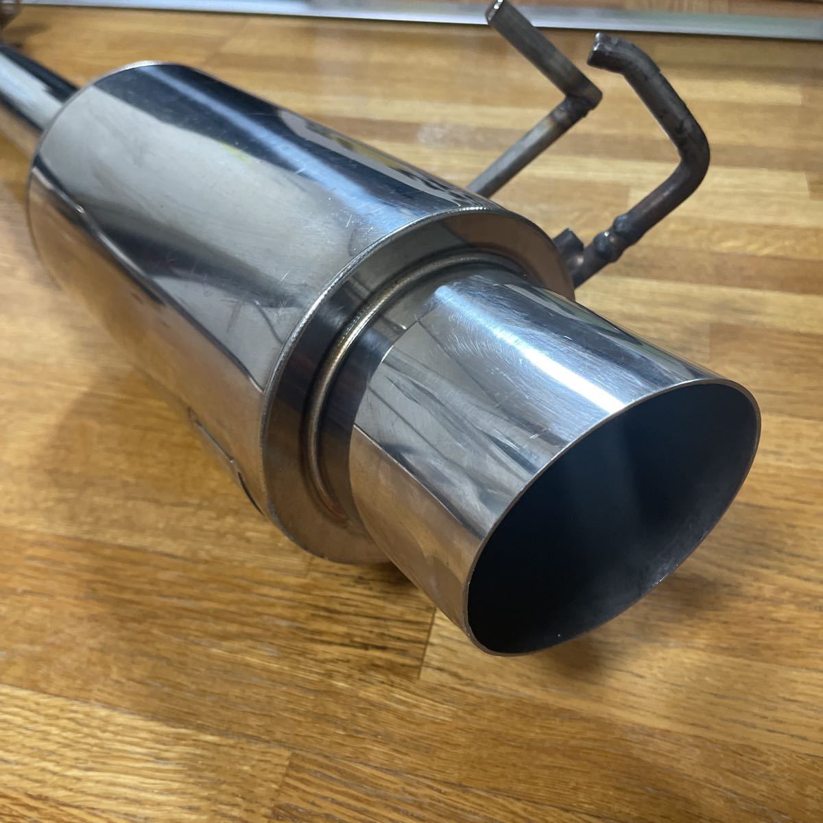 1円〜 激レア！40mm延長仕様 BLITZ NURスペックマフラー！RA1/RA2