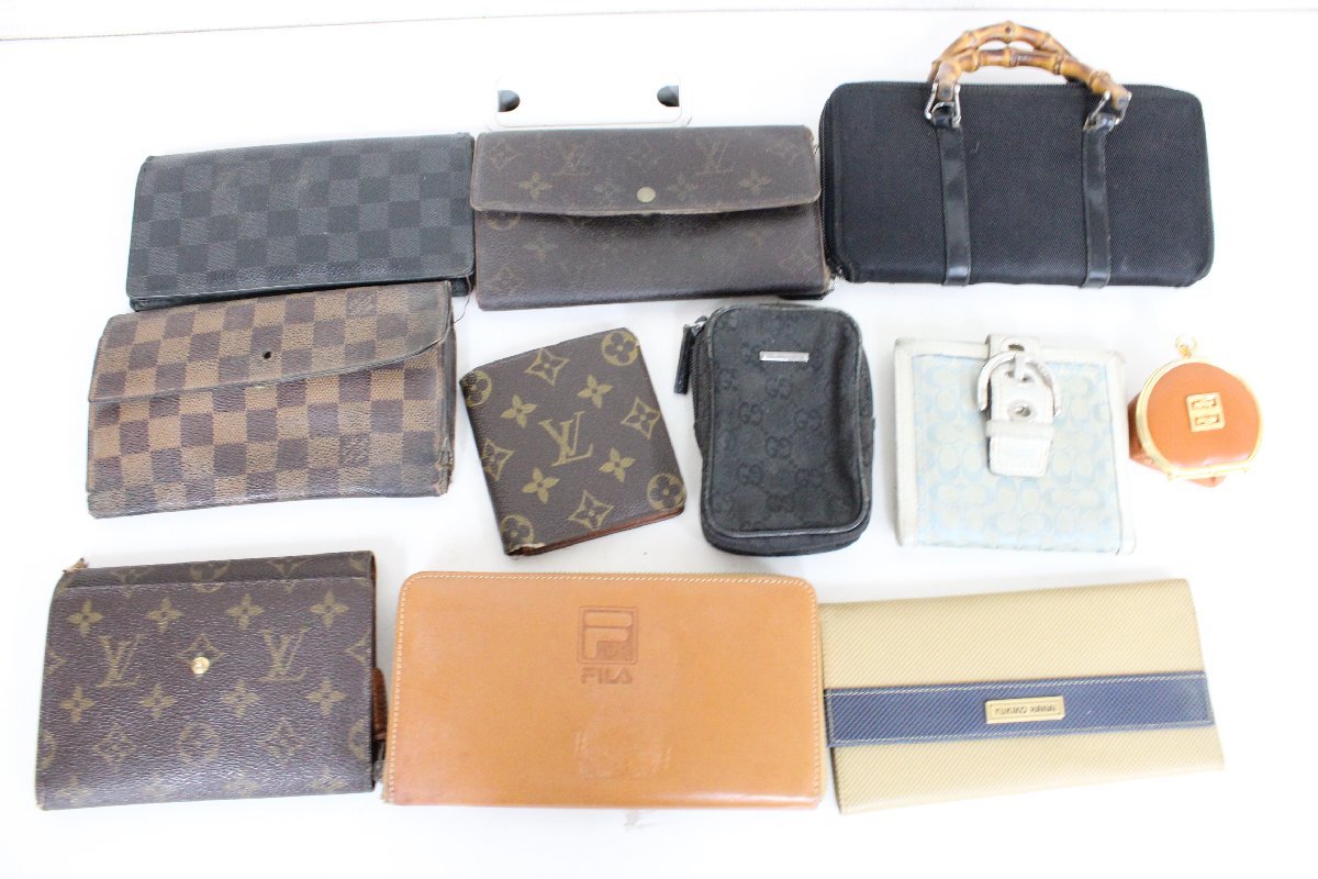 ○ブランド財布 ジャンク まとめ ヴィトン グッチ ジバンシー等