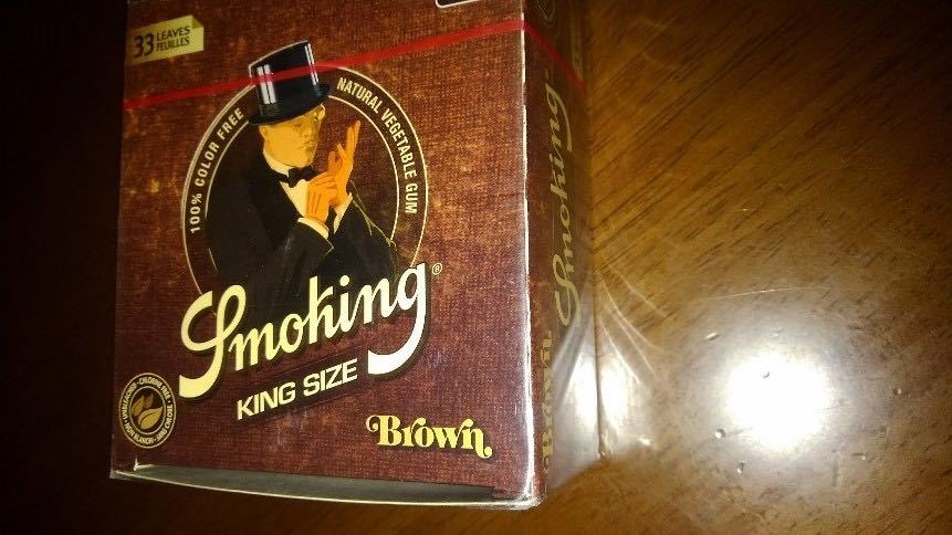 Smoking スモーキングブラウン 手巻き タバコ ペーパー キングサイズ 送料無料！