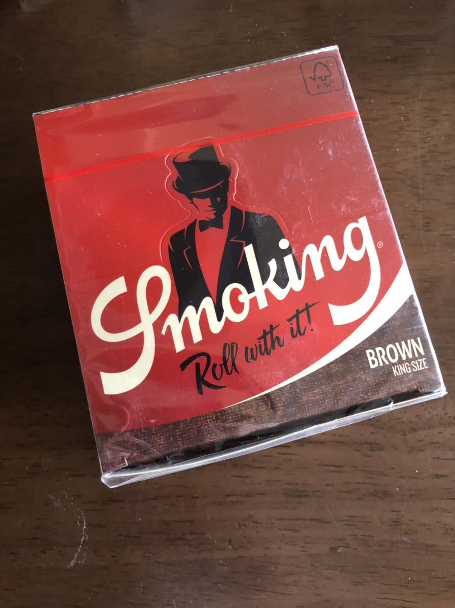 Smoking スモーキングブラウン 手巻き タバコ ペーパー キングサイズ 送料無料！