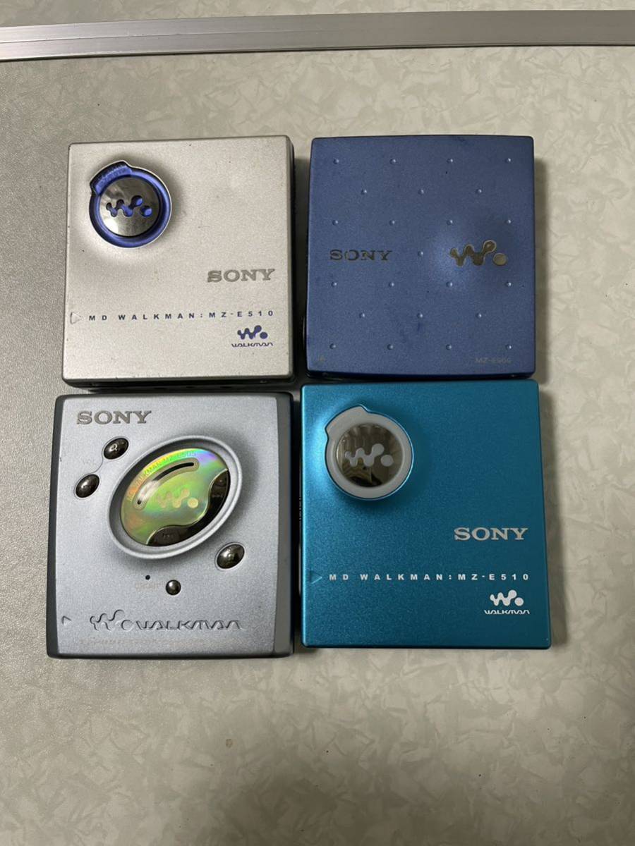 SONY WALKMAN MDプレーヤー 4台　まとめて売り
