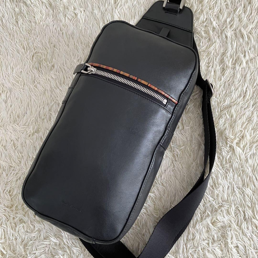 ポールスミス Paul Smith ボディバック オールレザー 本革 Paul Smith