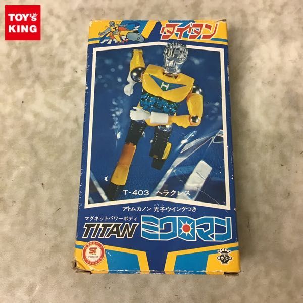 タイタン ミクロマン 当時物 T-403 タカラ Yahoo!オークション - 中古