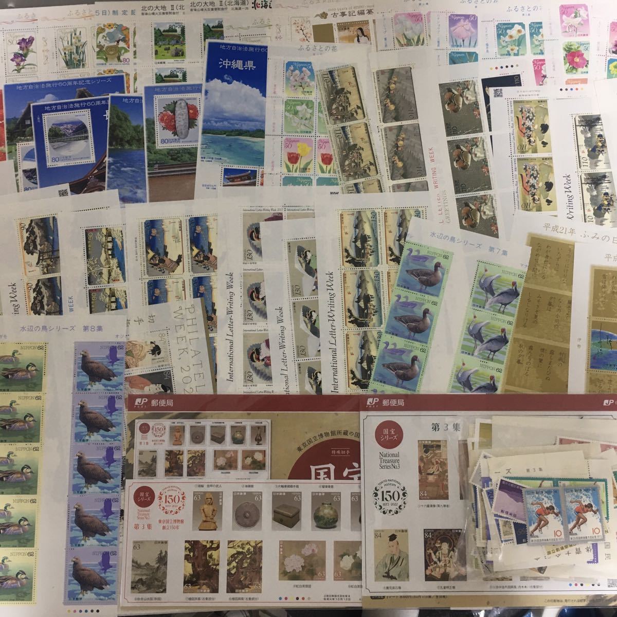 未使用 切手 まとめ 5万強 シート 記念切手 バラ 大量 まとめ ②