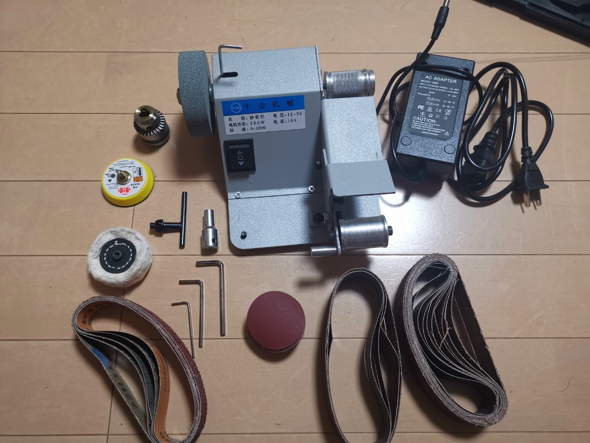 研磨機　DIY　サバイバル　ナイフ