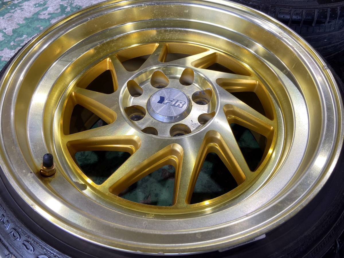 目立つならコレ! F1R F07 8j×15インチ +25 PCD100-4 ATR-K 165/45R15  