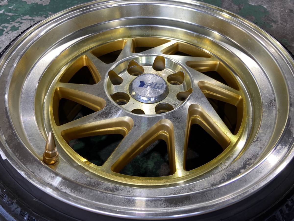 目立つならコレ! F1R F07 8j×15インチ +25 PCD100-4 ATR-K 165/45R15 