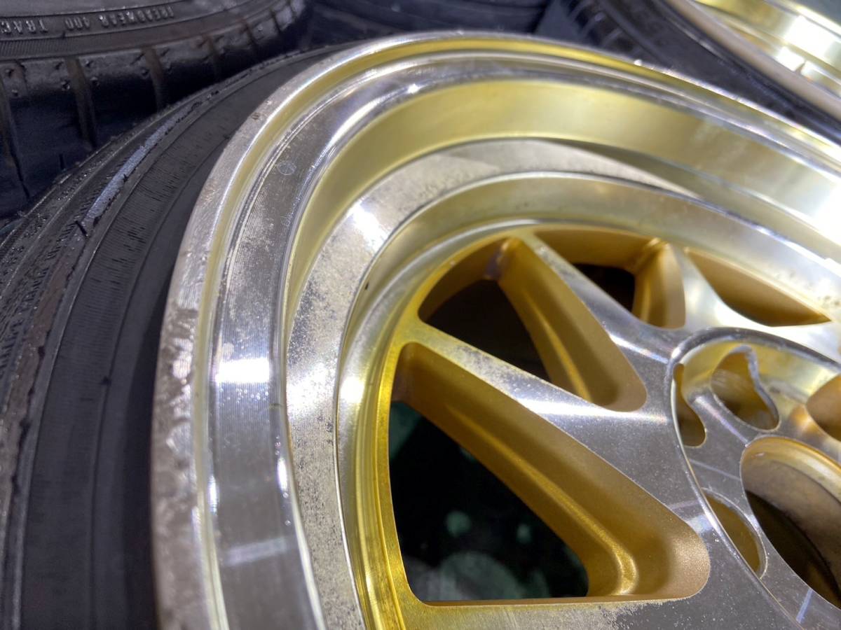 目立つならコレ! F1R F07 8j×15インチ +25 PCD100-4 ATR-K 165/45R15 