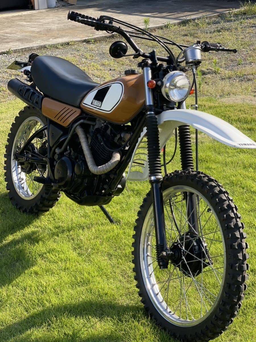 ヤマハ XT250 3Y5 12V化済 カスタム 18インチ他 検索用エルシノア MT