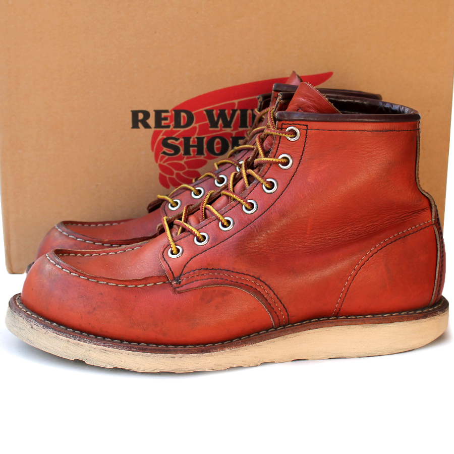 USA製☆Red Wing SHOES レッドウィング☆6inch CLASSIC MOC 7.5E＝25.5
