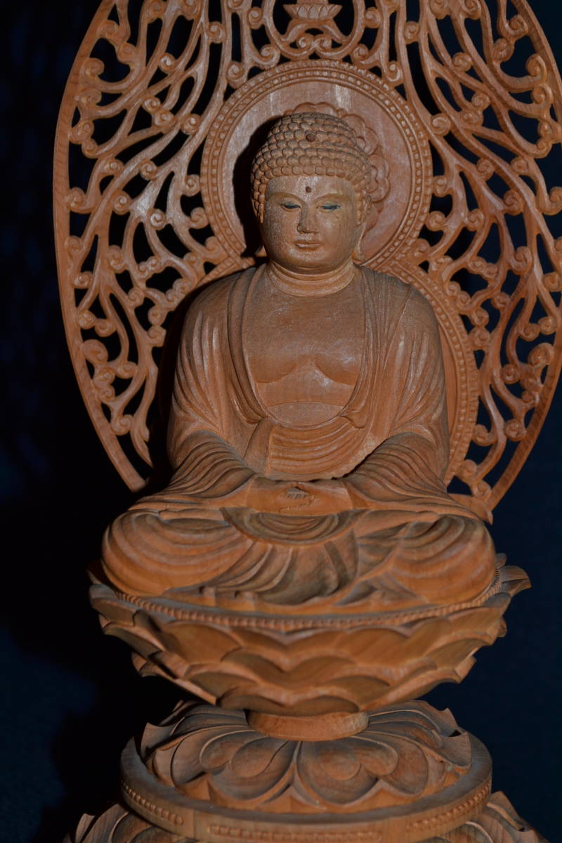 文化遺産オンライン 釈迦如来坐像 蓮華座 仏像 釈迦如来坐像原型（二尺 