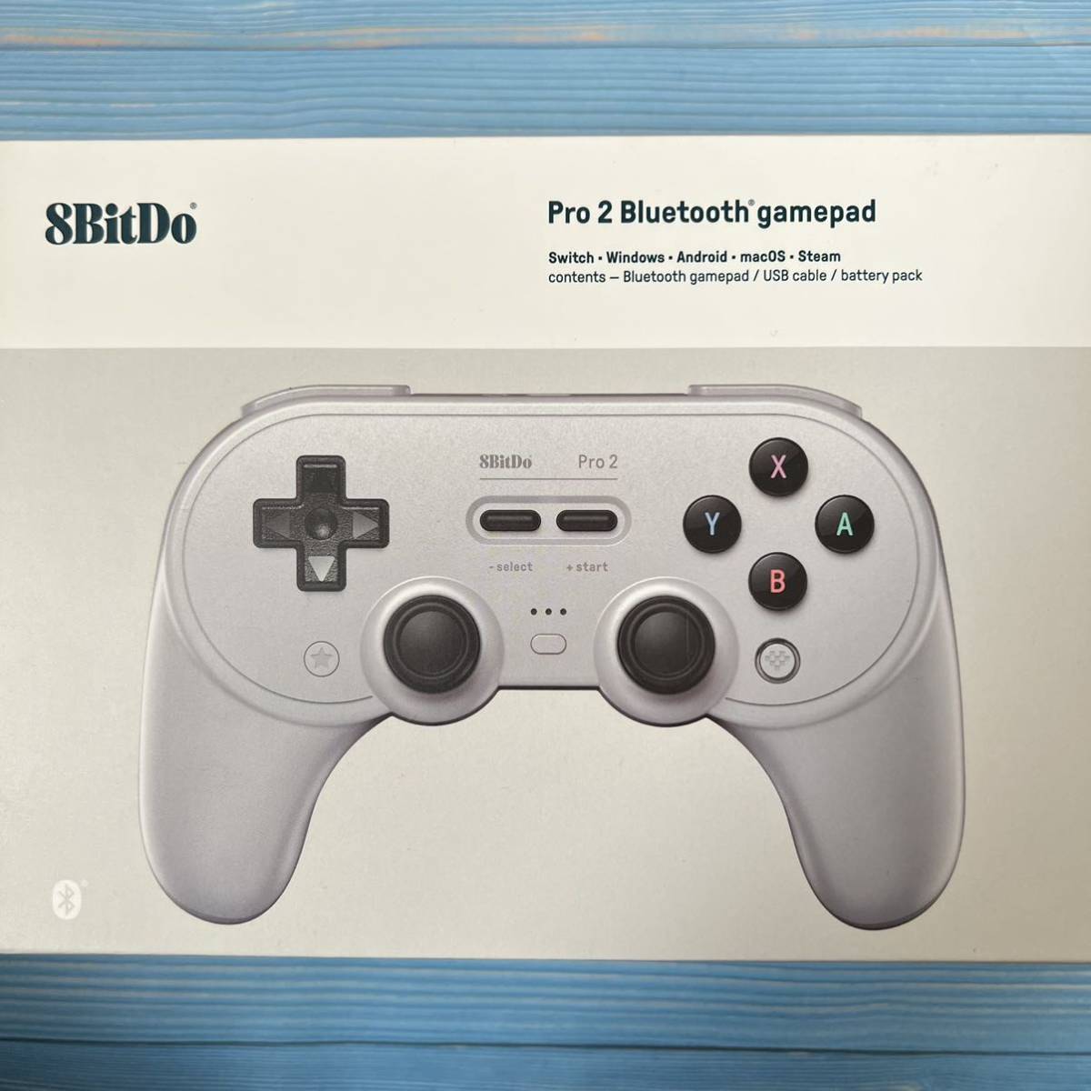 新品未使用 8BitDo Pro2 Bluetooth gamepad コントローラー グレー ゲームパッド Switch