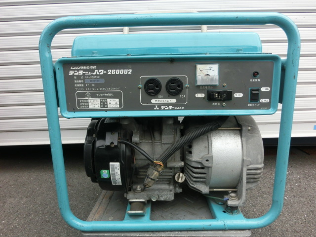 Dennyo デンヨー　ガソリン　発電機　GA-2606U2 60Hz