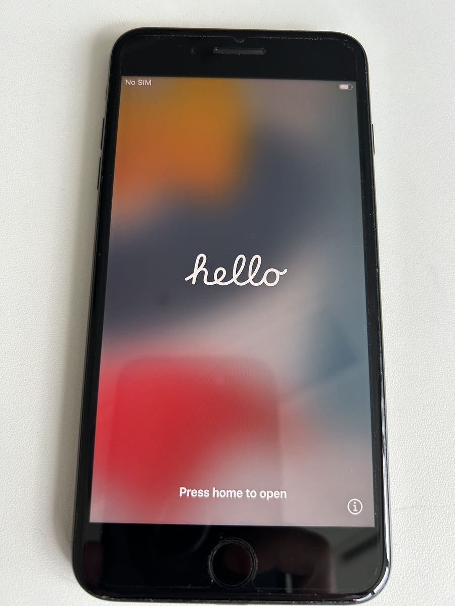 iPhone7 Plus 256GB Jet Black SIMフリー アイフォン7 プラス ブラック 黒 