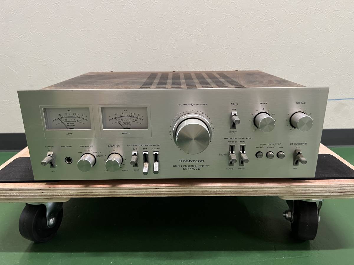 7033 Technics テクニクス SU-7700Ⅱ プリメインアンプ 通電のみ確認