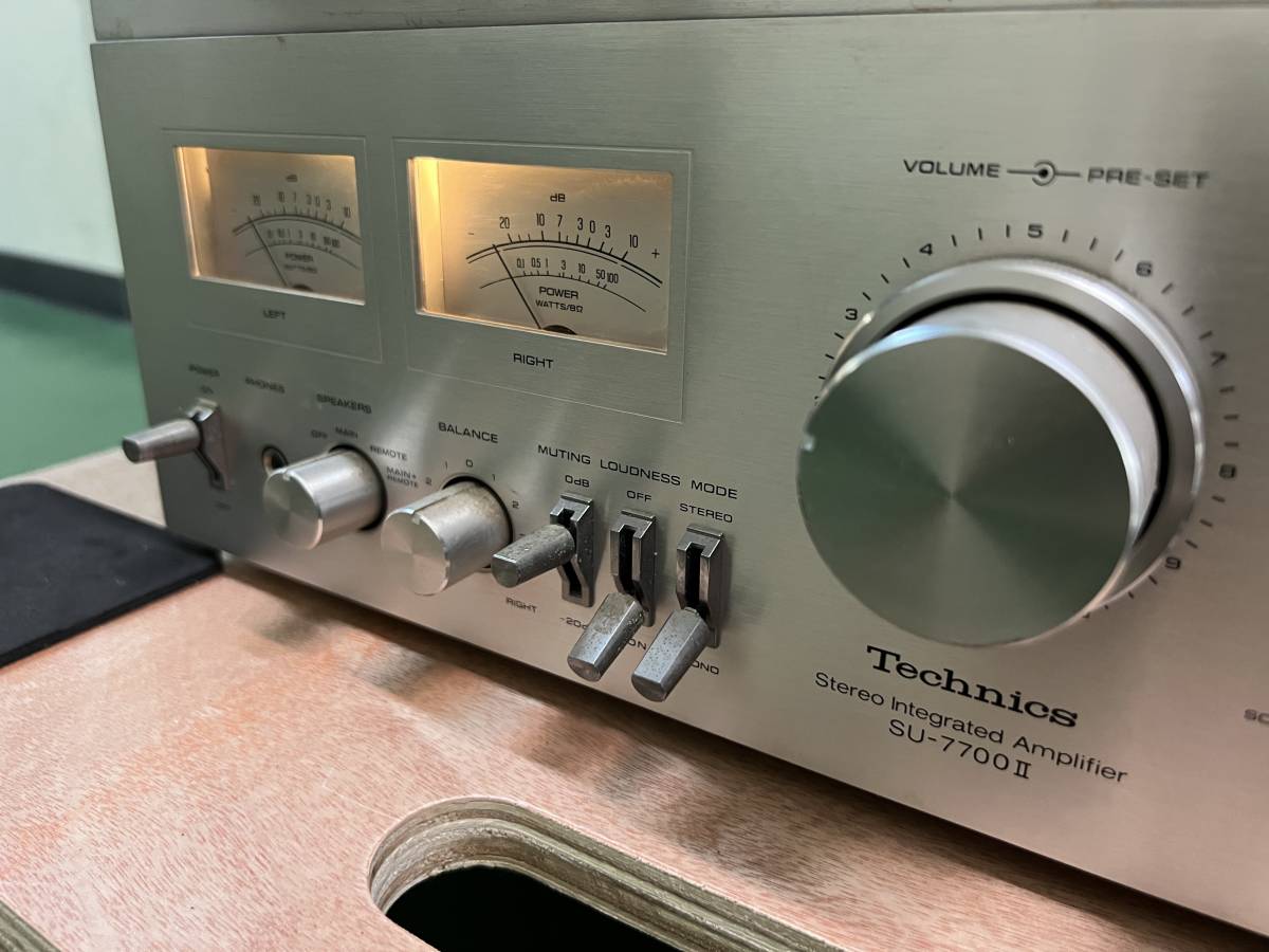 7033 Technics テクニクス SU-7700Ⅱ プリメインアンプ 通電のみ確認