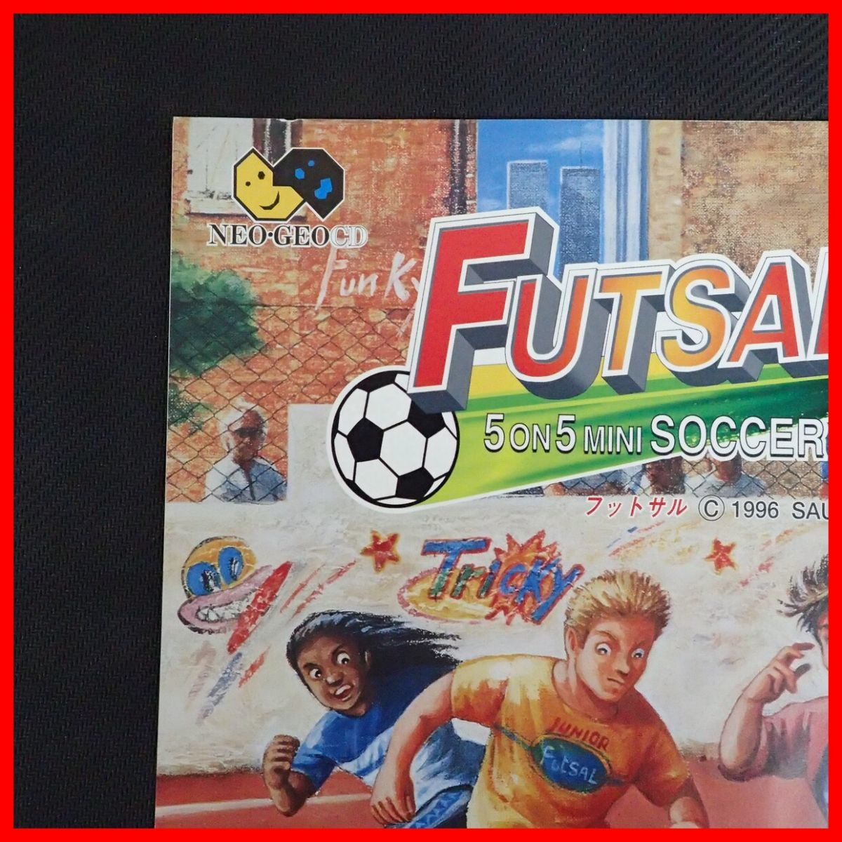 ◇ゲームチラシ/販促用フライヤー NEOGEO CD ネオジオCD FUTSAL 5on5