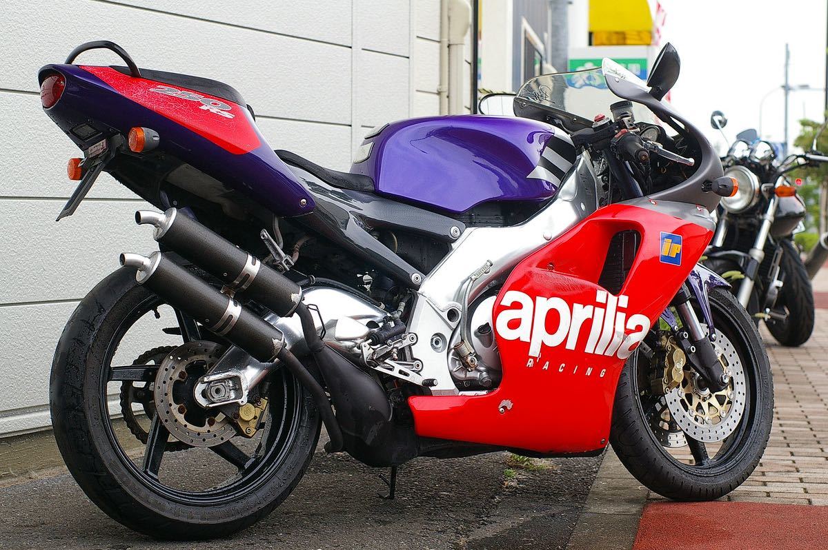 アプリリア純正 リヤホイール RS250 4.50-17 JWL ローター付き 曲がり