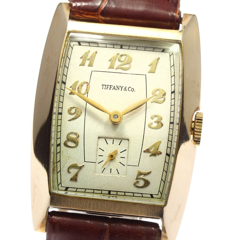 1円 稼動 良品 ティファニー QZ アトラス L0640 62-478 ERT シルバー