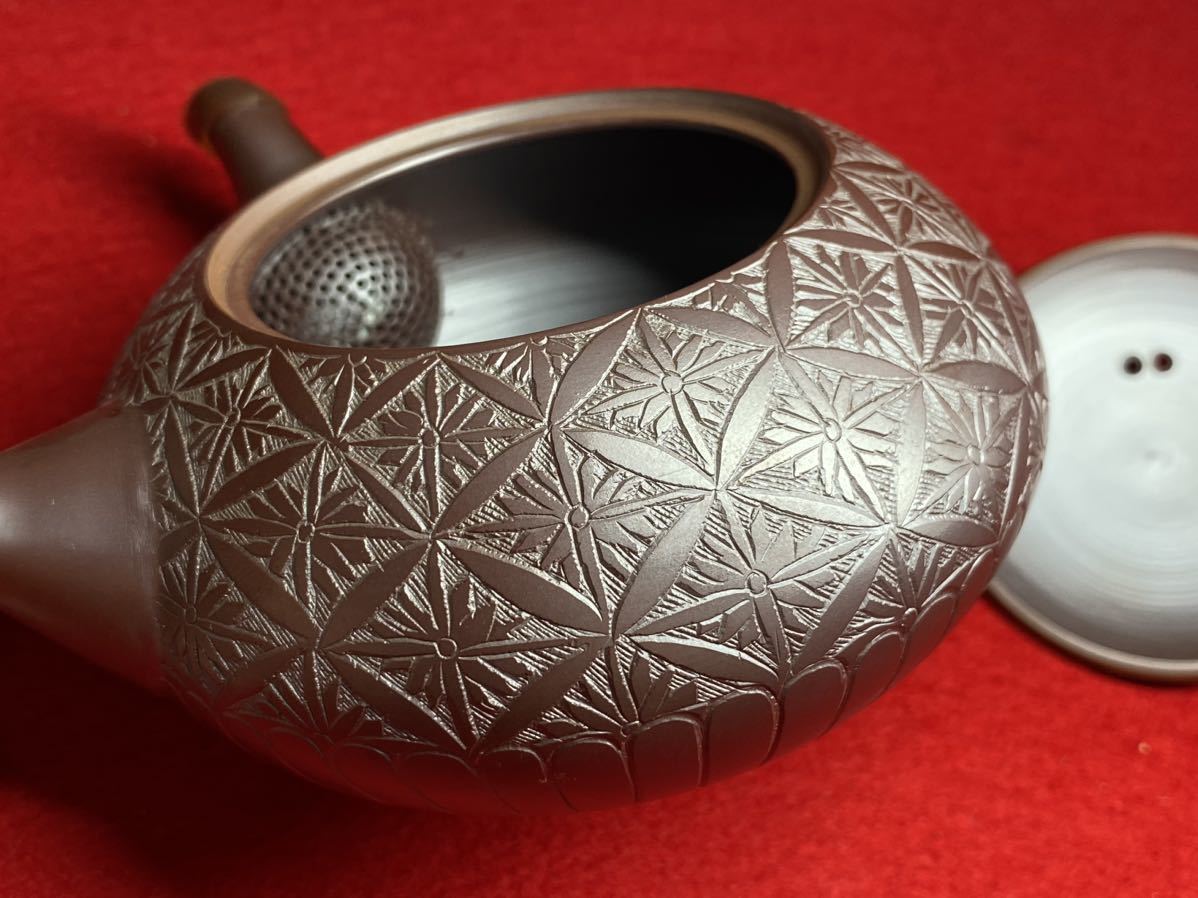 萬古焼 伊藤美月 造 万古焼 伊藤美月 作 急須