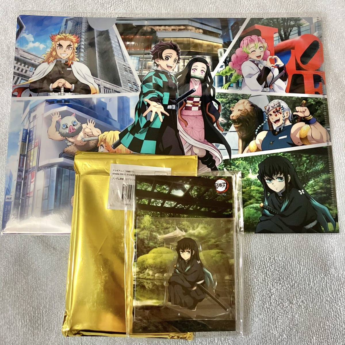 鬼滅の刃 クリアファイル 24枚 & ランチョンマットケース 10枚 セット鬼