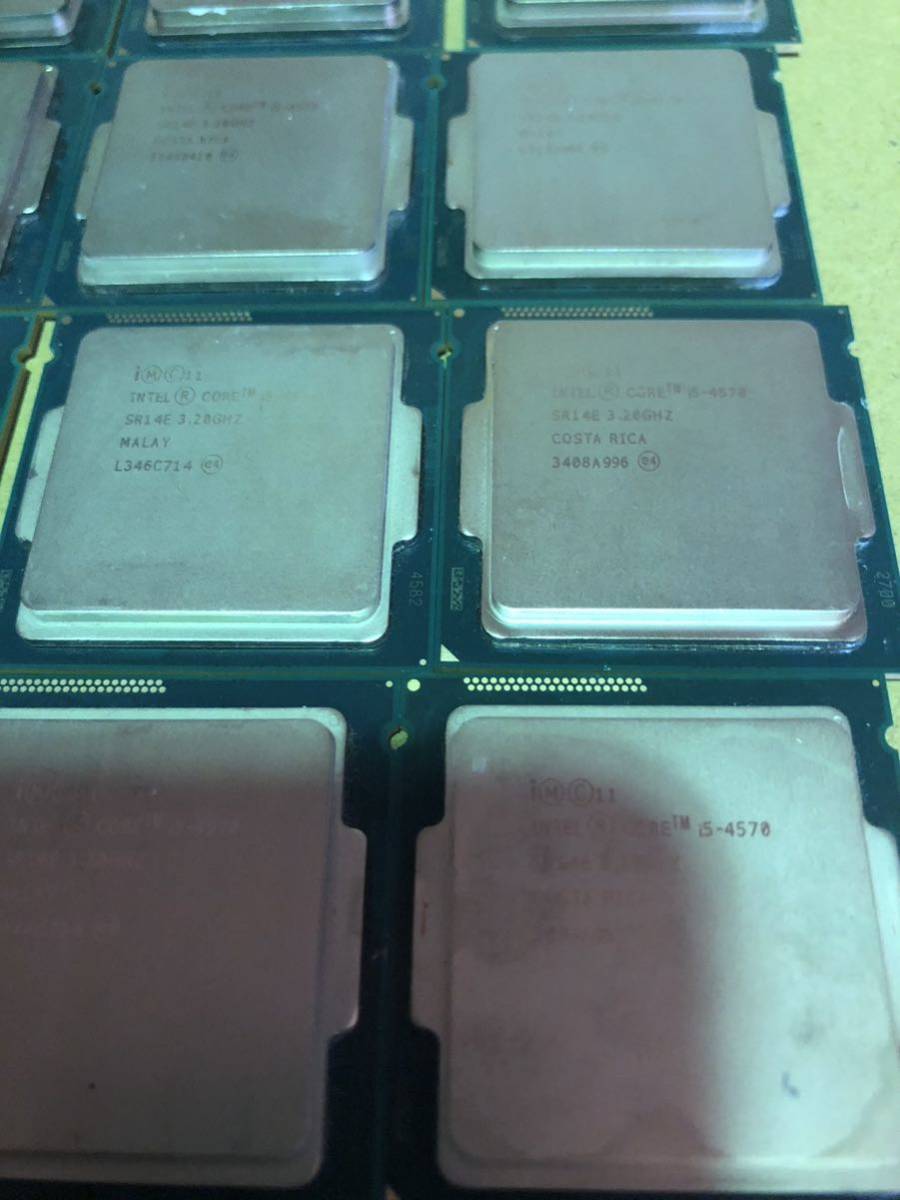 Intel / CPU Core i5-4570 3.20GHz 起動確認済 24個セット 【公式通販】