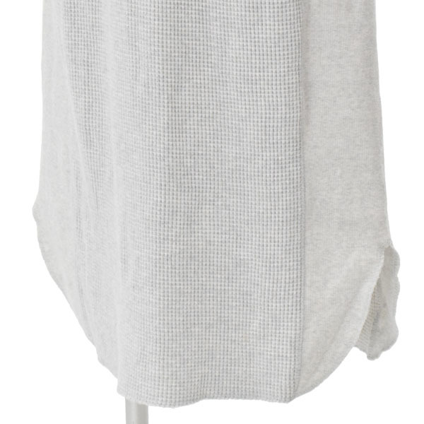 【美品】Adam et Rope/アダムエロペ ロングワンピース ワッフルカットソー ノースリーブ サイドスリット F M [NEW]★51FC54