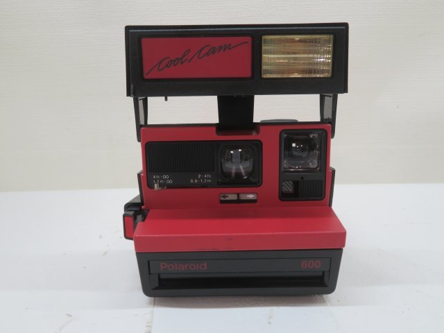 □Polaroid ポラロイドカメラ CoolCam 600 レッド クールカム 赤