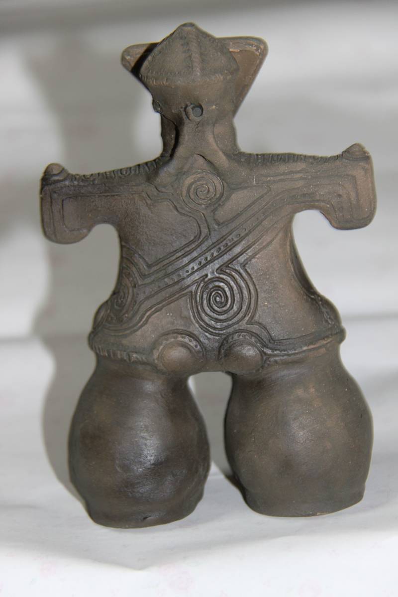 国宝　土偶　画面の女神レプリカ 仮面の女神 - 国宝土偶 国宝 土偶 画面の女神レプリカ 茅野市