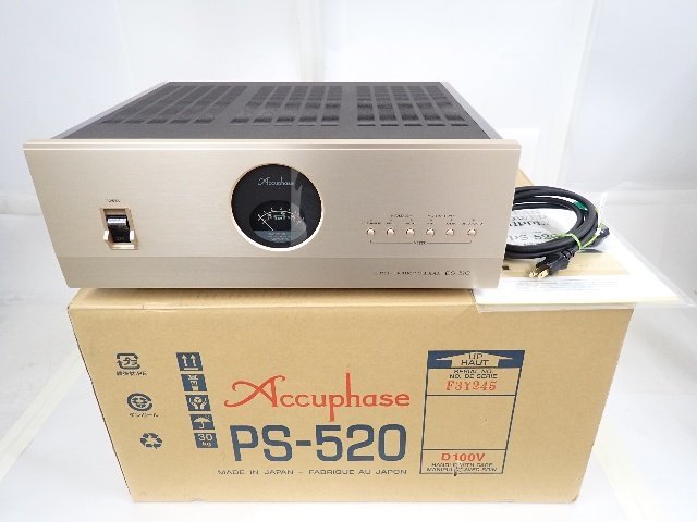 良品】 Accuphase アキュフェーズ PS-520 クリーン電源 説明書/元箱付 