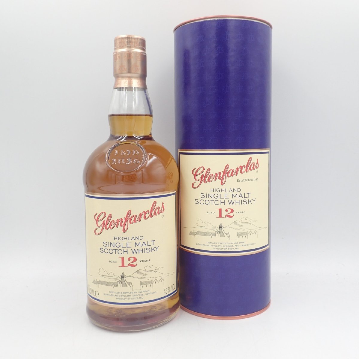700ml 12年 グレンファークラス | 43° 0 : 43度 43% シングルモルト 酒